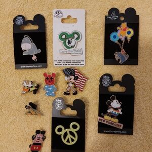 Disney Pin Bundle Of 10